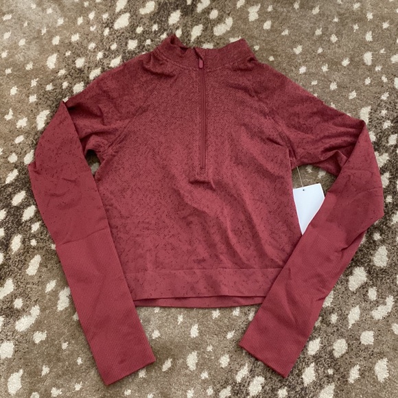 Lululemon Rest Less Cropped Half-Zip 6 NWT - Picture 3 of 6